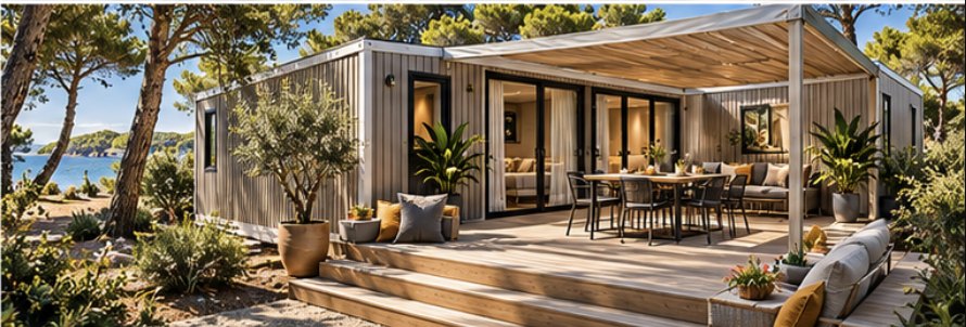 Mobil-home équipé